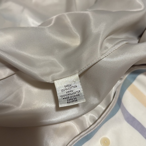 COACH Multicolor Plaid short Trench Coat belted jacket size 0 fall - Picture 6 of 10